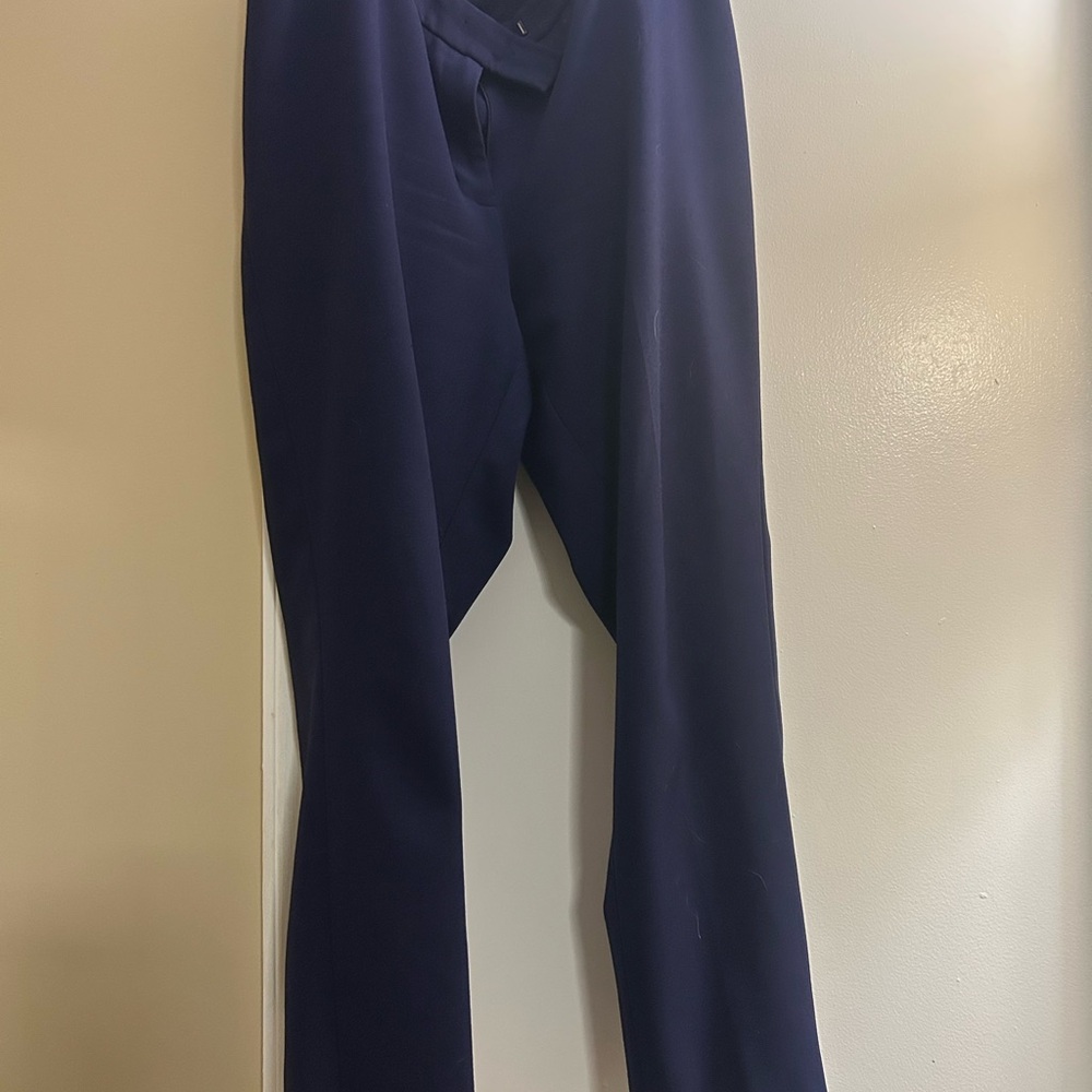 Anne Klein Cigarette Skinny Navy Pants